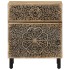 Mesita de noche madera maciza de mango 50x33x60