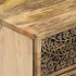 Mesita de noche madera maciza de mango 50x33x60