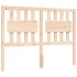 Estructura de cama con cabecero madera maciza 140x200