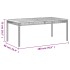 Set comedor jardín 7 pzas y cojines ratán sintético
