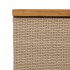 Caja de almacenaje jardín madera acacia ratán beige 80x40x48