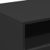 Mesa de centro con luces LED negro 90x49x40