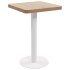 Mesa de bistró MDF marrón claro 50x50