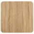 Mesa de bistró MDF marrón claro 50x50