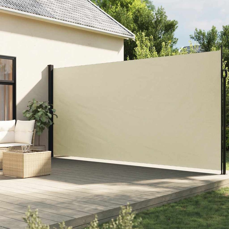 Toldo lateral retráctil crema 220x300