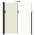 Toldo lateral retráctil crema 220x300