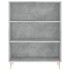 Aparador alto madera ingeniería gris hormigón 69,5x32,5x180