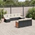 Set de sofás de jardín 10 pzas cojines ratán sintético
