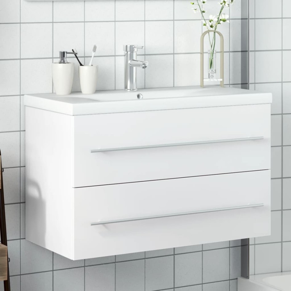 Mueble de baño con lavabo integrado
