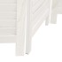 Biombo separador de 5 paneles madera maciza Paulownia