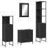 Juego de muebles de baño 4 pzas madera contrachapada