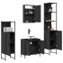 Juego de muebles de baño 4 pzas madera contrachapada