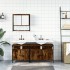 Set de muebles baño 3 pzas madera contrachapada roble