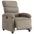 Sillón reclinable eléctrico de cuero sintético color