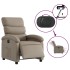 Sillón reclinable eléctrico de cuero sintético color