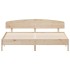 Estructura de cama sin colchón madera maciza de pino 180x200