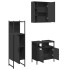 Set de muebles de baño 3 piezas madera contrachapada