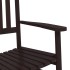 Mecedoras con asiento curvo 2 uds madera álamo maciza