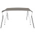 Toldo bimini de 3 arcos gris 183x180x137