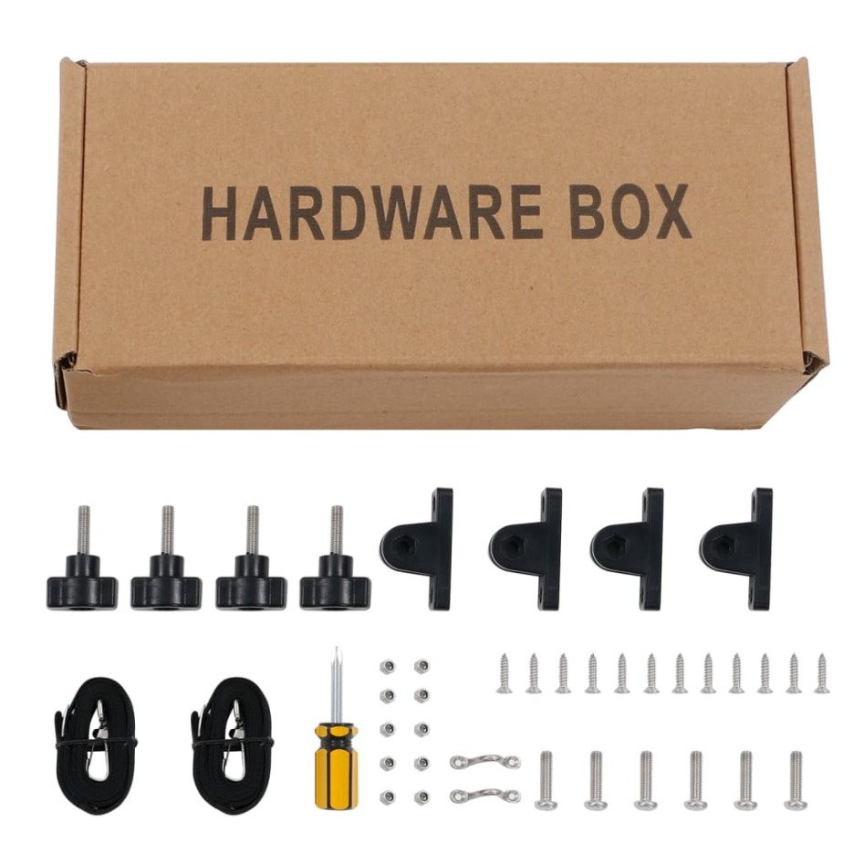 Toldo bimini de 4 arcos gris 243x244x137