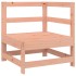 Juego de sofás de jardín 4 pzas madera maciza de abeto