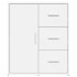 Aparador de madera de ingeniería 2 uds blanco 60x31x70