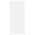 Aparador de madera de ingeniería 2 uds blanco 60x31x70