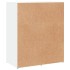 Aparador de madera de ingeniería 2 uds blanco 60x31x70