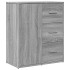 Aparador de madera de ingeniería 2 uds gris Sonoma 60x31x70