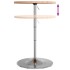 Mesa alta de madera maciza de haya Ø60x90,5