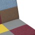 Sofá cama de 2 plazas con taburete tela