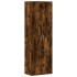 Aparador alto madera de ingeniería roble ahumado 60x35x180
