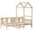 Sofá cama con techo madera maciza de pino 90x190