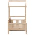 Sofá cama con techo madera maciza de pino 90x190