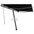 Toldo de pie automático gris antracita 300x250