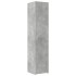 Aparador de madera de ingeniería gris hormigón 40x42,5x185