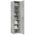 Aparador de madera de ingeniería gris hormigón 40x42,5x185