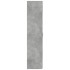 Aparador de madera de ingeniería gris hormigón 40x42,5x185