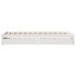 Estructura de cama sin colchón madera de pino blanca 90x200