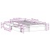 Estructura de cama sin colchón madera maciza de pino 90x190