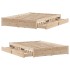 Estructura de cama sin colchón madera de pino maciza 120x200