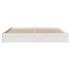 Cama sin colchón madera maciza de pino blanca 180x200