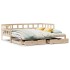 Sofá cama nido con cajones sin colchón 80x200