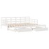Sofá cama nido con cajones sin colchón blanco 90x200