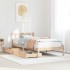 Estructura de cama sin colchón madera maciza de pino 90x190