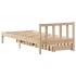 Estructura de cama sin colchón madera maciza de pino 90x190