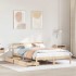 Estructura de cama sin colchón madera maciza de pino 140x190