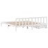 Cama sin colchón madera maciza de pino blanca 180x200