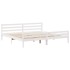 Cama sin colchón madera maciza de pino blanca 180x200