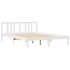 Estructura de cama sin colchón madera maciza de pino 160x200